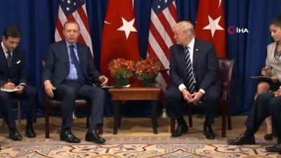 telefon gorusmesi -  Cumhurbaşkanı Erdoğan, ABD Başkanı Trump’la telefonda görüştü Videosu