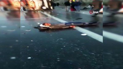 yolcu otobusu -  Mersin'de yolcu otobüsü devrildi: 25 yaralı  Videosu