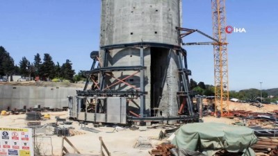  Çamlıca Kulenin restoran kısmı bu şekilde inşa edildi 