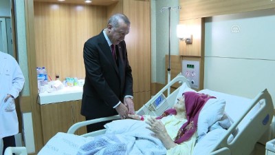 Cumhurbaşkanı Erdoğan'dan hasta ziyareti - İSTANBUL