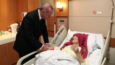 hasta ziyareti -  - Cumhurbaşkanı Erdoğan'dan hasta ziyareti Videosu