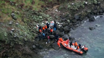 sili - Adada mahsur kalan göçmenler için kurtarma operasyonu (5) - BALIKESİR  Videosu