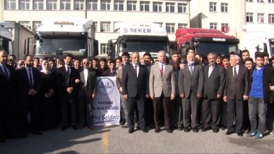 istifa -  - Kayseri'den Suriye'ye 10 tır yardım  Videosu