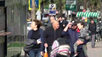 siddetli ruzgar -  Lodos Bursalıları uçurdu  Videosu