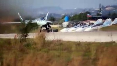 deneme ucusu - Rusya Suriye'de 'hayalet uçak' Su-57 uçurdu  Videosu