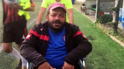 pazarci -  Tekerlekli sandalye futbol aşkına engel olamadı  Videosu