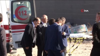  İnşaatın çatısı çöktü 