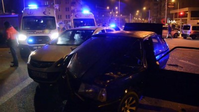  Kaza yaptığı aracını olay yerinde bırakıp kaçtı 