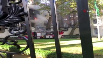 -Londra'da Suudi Arabistan Büyükelçiliği Yanındaki Binada Yangın 