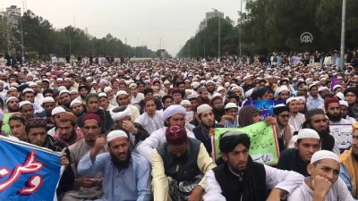 dine hakaret davasi - Pakistan'da Asya Bibi protestoları üçüncü gününe girdi - İSLAMABAD  Videosu