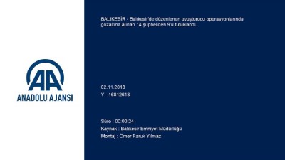 Uyuşturucu operasyonları - BALIKESİR