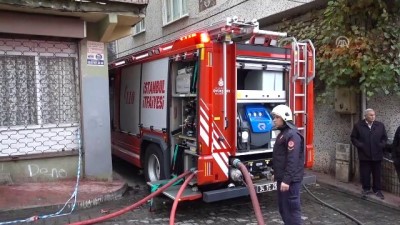 Beyoğlu'nda gecekondu yangını - İSTANBUL 