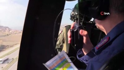 aniz yangini -  Helikopter destekli trafik denetimi yapıldı  Videosu