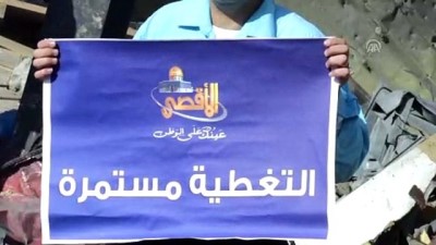 yardim cagrisi - İsrail'in yıktığı Aksa televizyonundan yardım çağrısı - GAZZE  Videosu