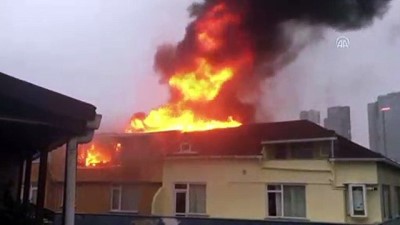 cati kati - Şişli'de yangın - İSTANBUL Videosu