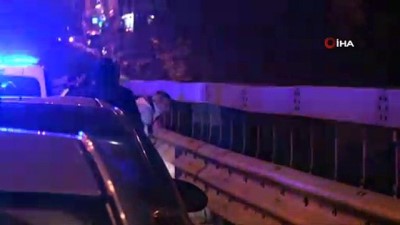 cezaevi cikisi -  Viyadük’te intihar girişimi trafiği alt üst etti Videosu