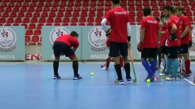 milli takim - 21 Yaş Altı Salon Hokeyi Milli Takımı Amasya'da Videosu