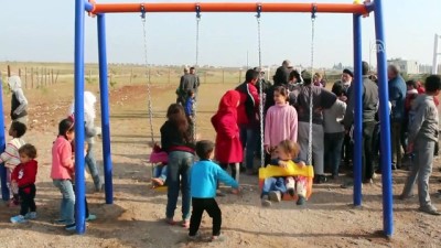 Afrin'e çocuk parkı ve futbol sahası