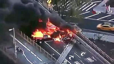 gorgu tanigi -  - Brooklyn Köprüsü'nde Kaza: 1 Ölü, 5 Yaralı Videosu