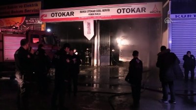 sansi - Bursa'da iş yeri yangını  Videosu