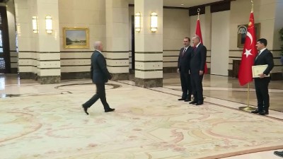 hatira fotografi - Cumhurbaşkanı Erdoğan'ın kabulü - ANKARA  Videosu