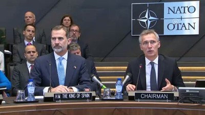 ispanya - İspanya Kralı 6. Felipe, NATO karargahında - BRÜKSEL  Videosu