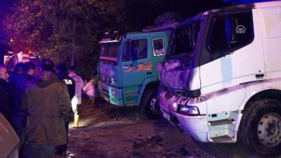 cenaze araci - Karabük'te yanan kamyonun içinden ceset çıktı  Videosu