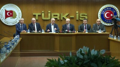 panzehir - Türk-İş Genel Başkanı Atalay : 'Komisyona asgari ücretli bir işçi vereceğiz' - ANKARA  Videosu