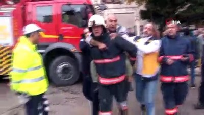 yangin panigi -  8 katlı binada yangın paniği;10 kişi hastaneye kaldırıldı Videosu