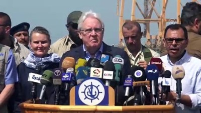 insani kriz - BM Yemen Özel Temsilcisi Griffiths, Hudeyde'yi ziyaret etti - HUDEYDE Videosu