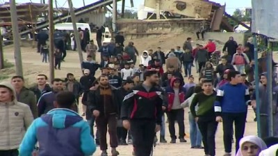 insani kriz - Gazze sınırındaki 'Büyük Dönüş Yürüyüşü' gösterileri 35. cumasında (1) - GAZZE Videosu