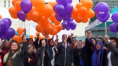 ucan balon -  Kahramanmaraş’ta kadına şiddete hayır etkinliği düzenlendi  Videosu