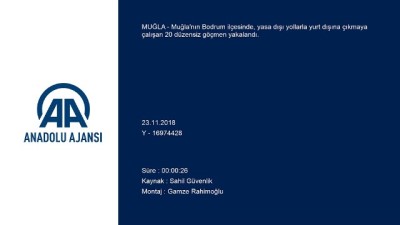 sahil guvenlik - Muğla'da 20 düzensiz göçmen yakalandı  Videosu