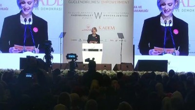 kadina karsi siddet - Uluslararası Kadın ve Adalet Zirvesi - KADEM Genel Başkanı Gümrükçüoğlu - İSTANBUL  Videosu