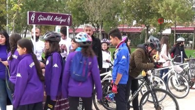 bisiklet turu -  ‘Kadına şiddete hayır’ konvoyu yola çıktı Videosu