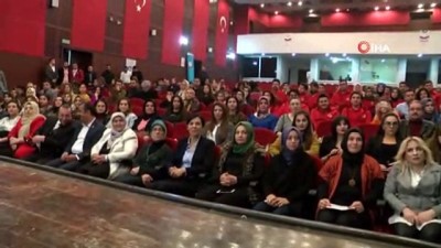kadina yonelik siddetle mucadele -  AK Parti Mardin Milletvekili Öçal: “Kadın emeği ve bedeninin sömürülmesi de şiddettir”  Videosu