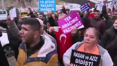 pazarci - Pazarcı esnafından belediye önünde protesto - İZMİR Videosu