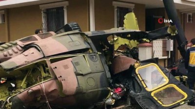 helikopter dustu -  Sancaktepe'de askeri helikopter düştü: 3 şehit  Videosu