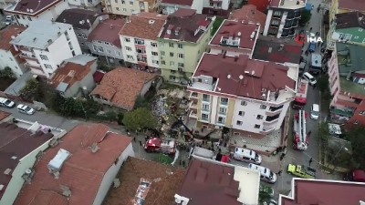 askeri helikopter -  Sancaktepe'de düşen askeri helikopterin enkazı havadan görüntülendi  Videosu