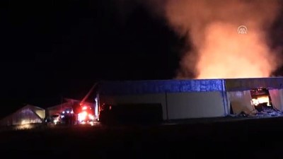 tekstil fabrikasi - Tekstil fabrikasında yangın (2) - KAYSERİ Videosu