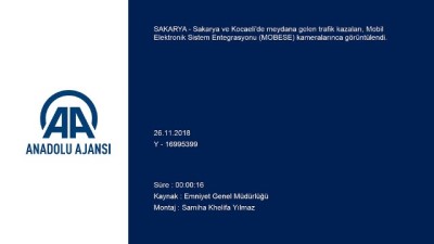 direksiyon - Trafik kazaları MOBESE kameralarına yansıdı - SAKARYA  Videosu