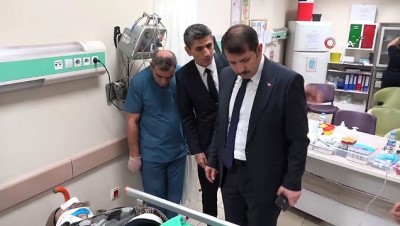tren kazasi -  Vali Ayhan'dan tren kazasındaki yaralılara ziyaret  Videosu