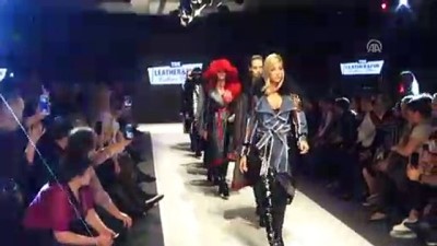 defile - Deri ve Kürk Moda Fuarı açıldı - ANTALYA Videosu