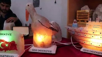 estetik - Doğu'nun sembolleri kaya tuzu ile dünyaya tanıtılıyor - IĞDIR  Videosu