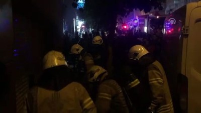 Fatih'te depo yangını - İSTANBUL