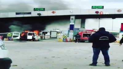 tahkikat -  Feribot gişesinde yanan araç paniğe neden oldu  Videosu