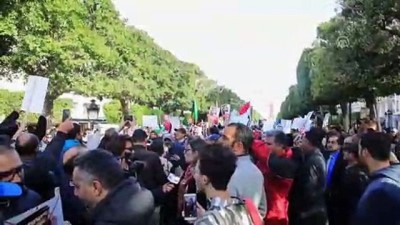 demir yumruk - Suudi Veliaht'ın ziyareti Tunusluları sokağa döktü (2) - TUNUS Videosu