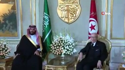  - Suudi Veliaht Prens Bin Selman Protestolara Rağmen Tunus'ta