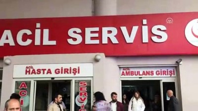 yol calismasi - Kuzey Marmara Otoyolu'nda iş kazası - Yaralının hastaneye getirilmesi (2) - KOCAELİ Videosu