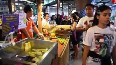 tropikal meyve - Tayland'ın yüzen pazarları turistleri çekiyor - BANGKOK  Videosu